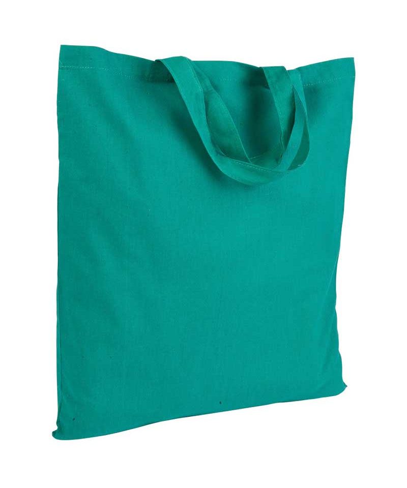 Shopper personalizzate in cotone medio manici corti BYB 00512 verde 1