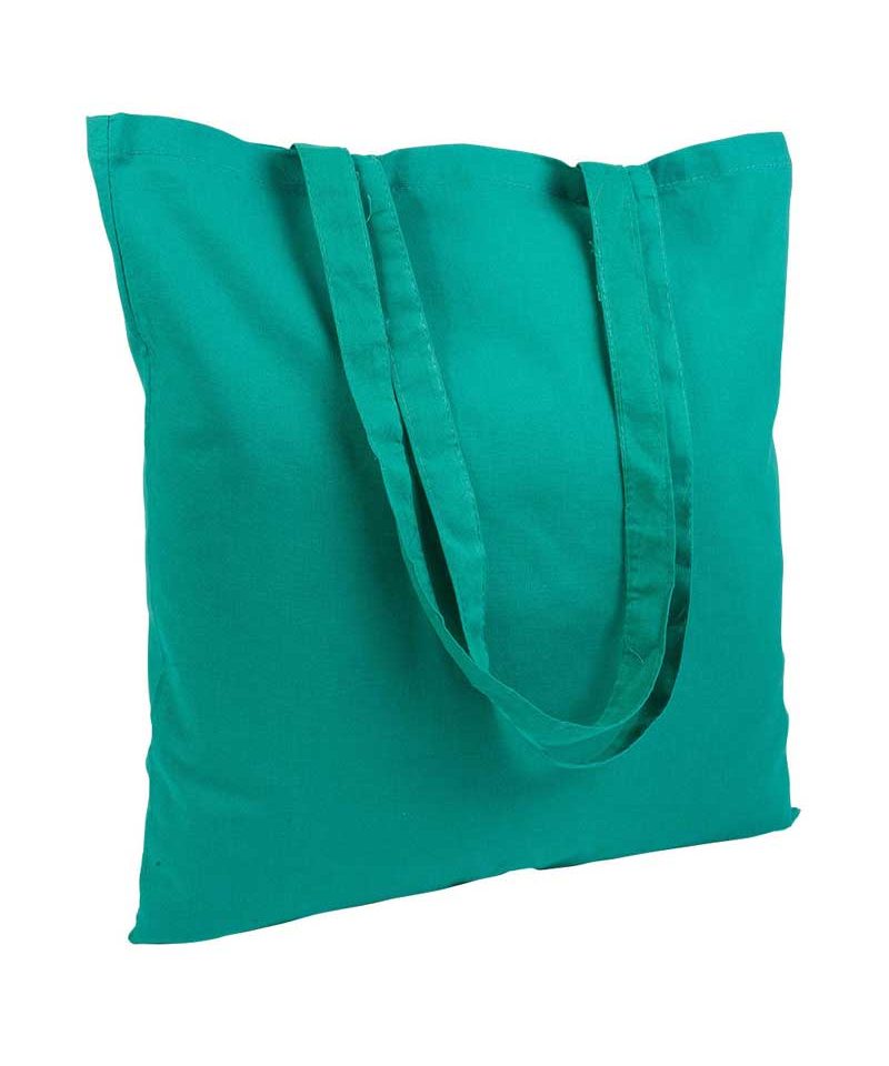 Shopper cotone pesante manici lunghi 07124