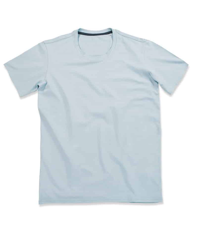 T-shirt-uomo-girocollo-no-logo-Stedman-ST9600-azzurro-cielo