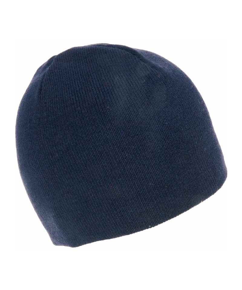 Cappellino Cuffia invernale beanie 11301 blu scuro
