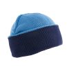 Cappellino Cuffia Bicolore 08300 1 Cappellino Cuffia invernale beanie double face 08300 blu azzurro