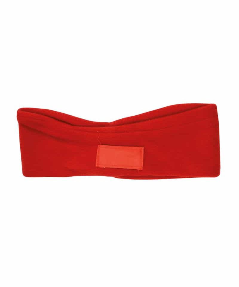Fascia paraorecchie in pile 09305 rosso 2
