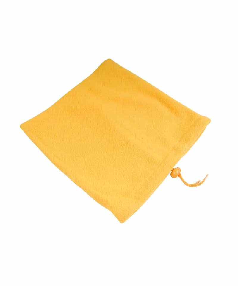 Fascia multiuso da collo in pile 03046 15 Fascia scalda collo in pile 03046 giallo 2