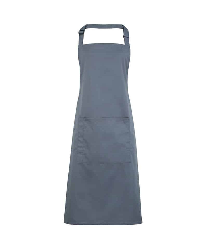 Grembiule-Pettorina-con-Tasca-Centrale-Premier-PR154-acciaio