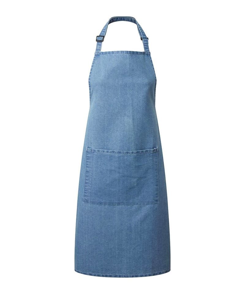 Grembiule-Pettorina-con-Tasca-Centrale-Premier-PR154-blu-jeans