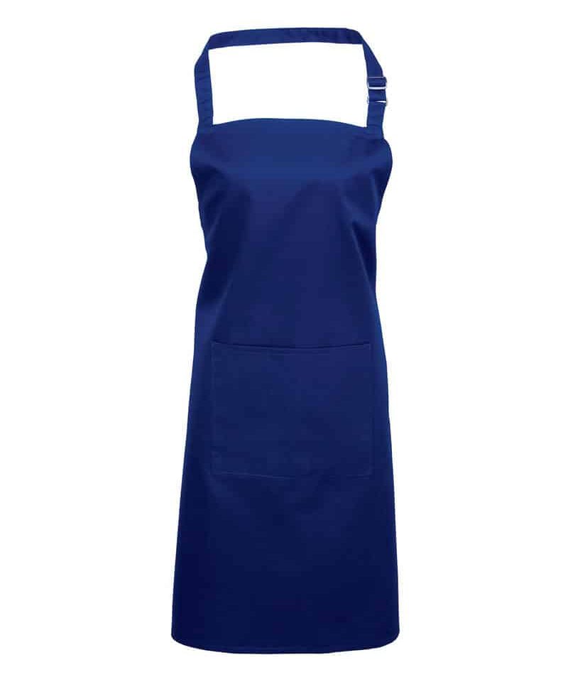 Grembiule Pettorina con Tasca Centrale Premier PR154 57 Grembiule-Pettorina-con-Tasca-Centrale-Premier-PR154-blu-royal
