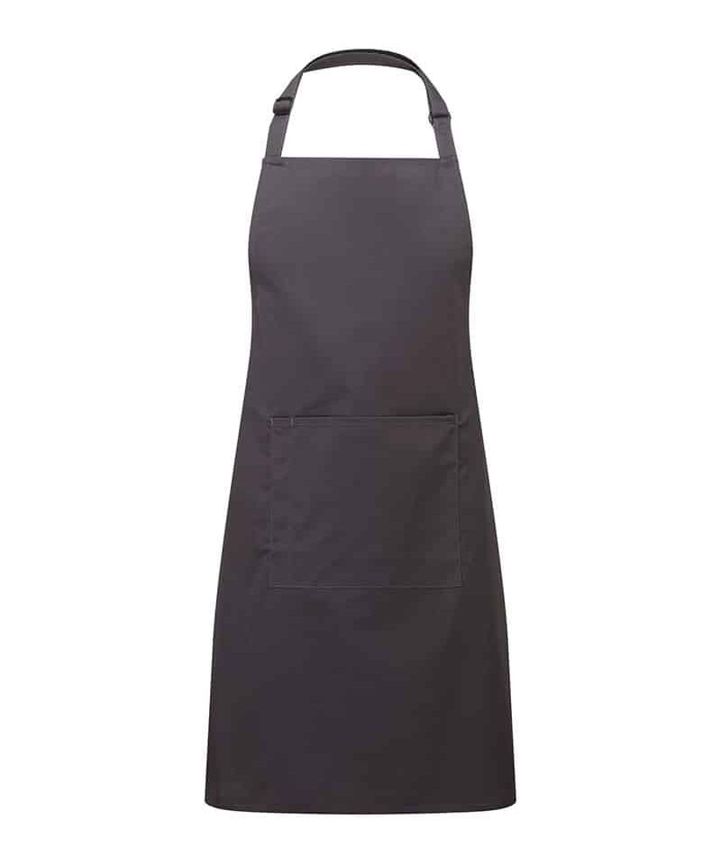 Grembiule Pettorina con Tasca Centrale Premier PR154 62 Grembiule-Pettorina-con-Tasca-Centrale-Premier-PR154-grigio-carbone