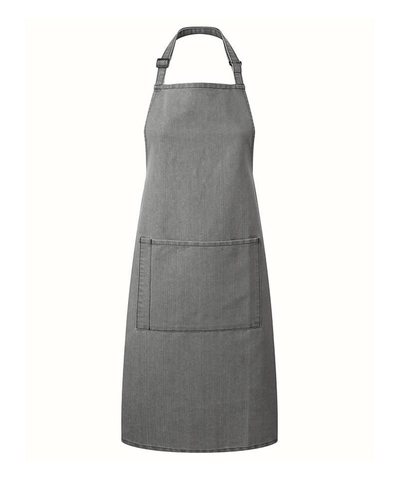 Grembiule Pettorina con Tasca Centrale Premier PR154 63 Grembiule-Pettorina-con-Tasca-Centrale-Premier-PR154-grigio-jeans