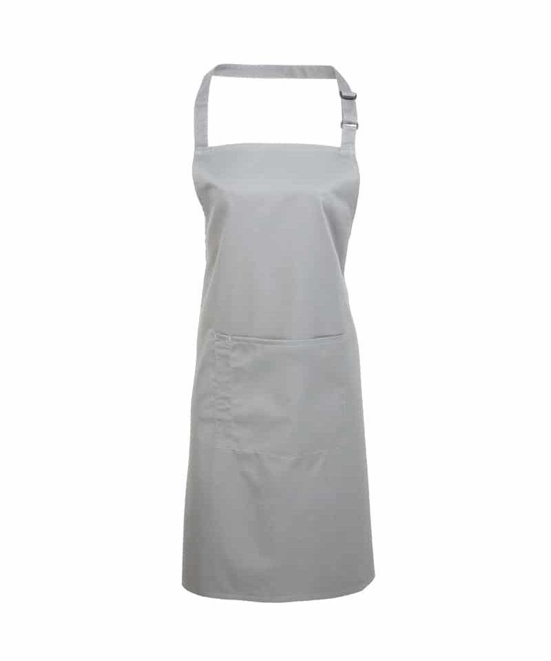 Grembiule Pettorina senza Tasca Premier PR150 44 Grembiule-con-pettorina-personalizzato-PR154-grigio-silver-argento