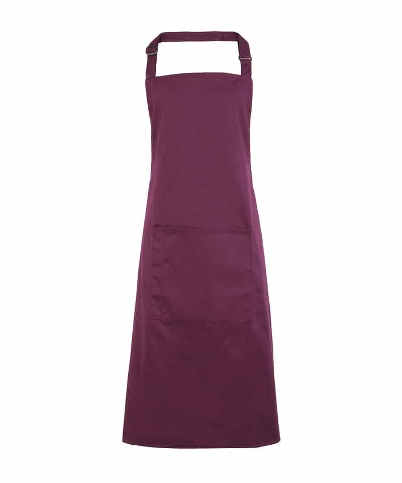 Grembiule Pettorina senza Tasca Premier PR150 52 Grembiule-con-pettorina-personalizzato-PR154-viola-melanzana