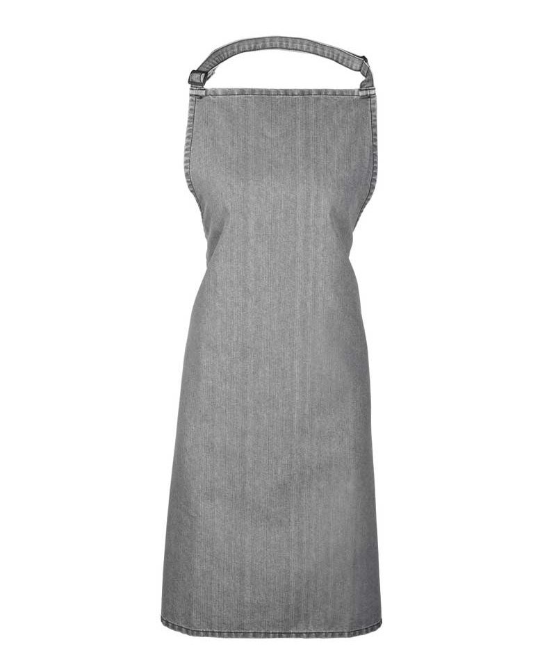 Grembiule Pettorina senza Tasca Premier PR150 53 Grembiule-con-pettorina-personalizzato-premier-PR150-denim-jeans-grigio