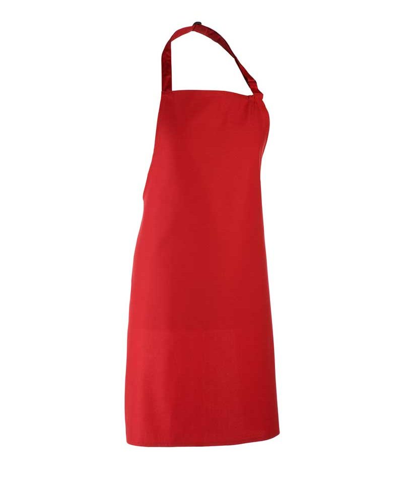Grembiule Pettorina senza Tasca Premier PR150 65 Grembiule-con-pettorina-personalizzato-premier-PR150-rosso