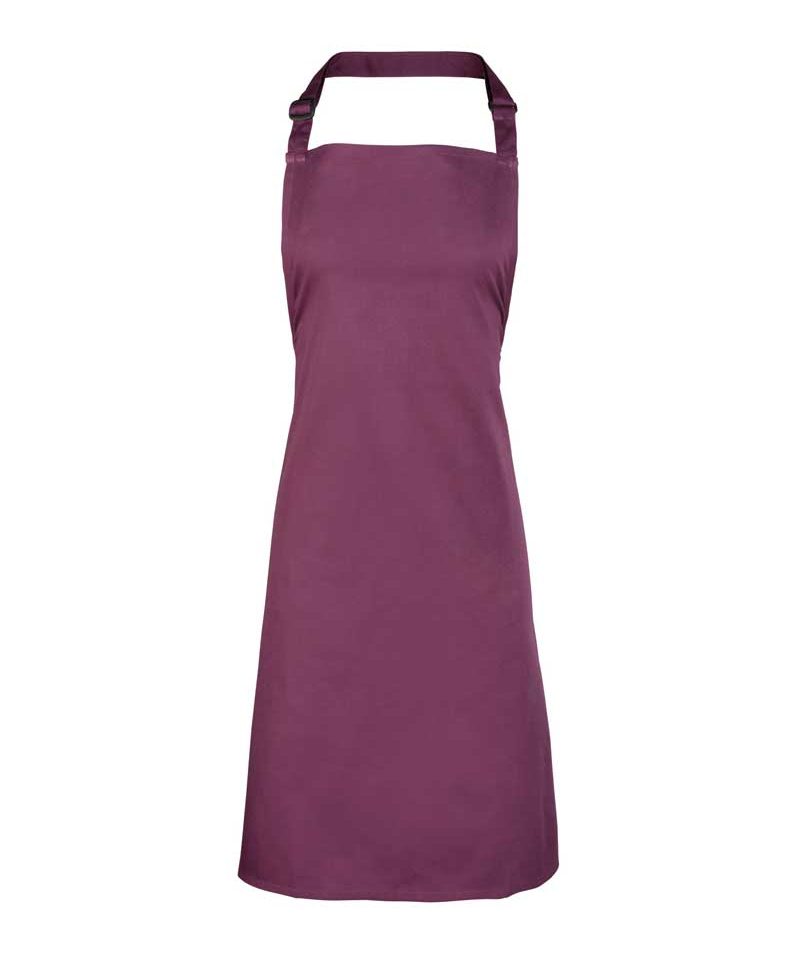 Grembiule Pettorina senza Tasca Premier PR150 73 Grembiule-con-pettorina-personalizzato-premier-PR150-viola-melanzana
