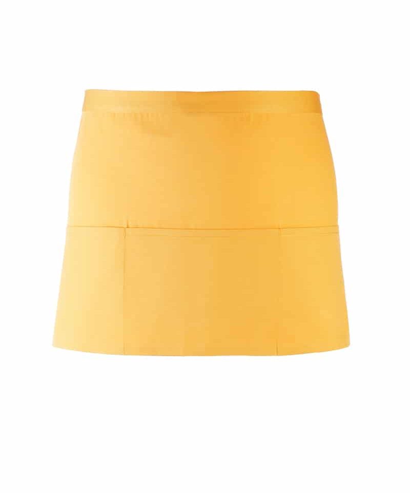 Grembiule-corto-bar-personalizzato-PR155-giallo-girasole