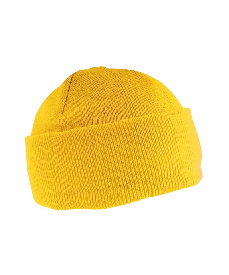 Cappellino Invernale Cuffia Leggera 00338 12 cappellino pile beanie cuffia invernale 00338 giallo
