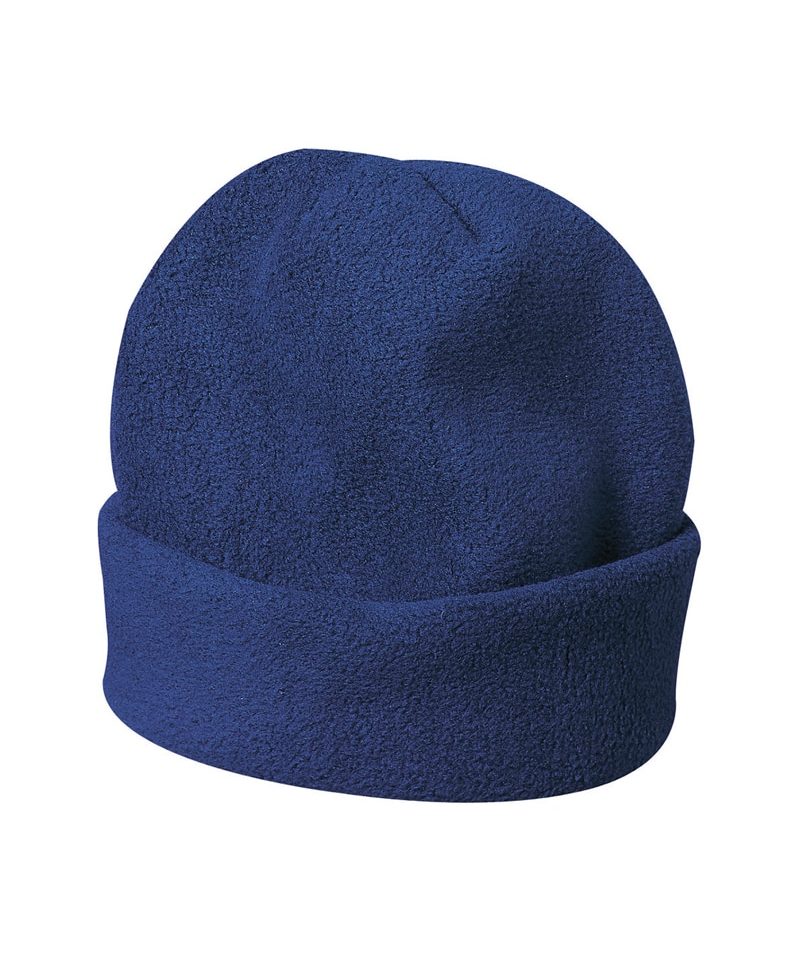 Cappellino Cuffia in Pile con risvolto 00940 11 cappellino pile beanie cuffia invernale 00940 blu notte
