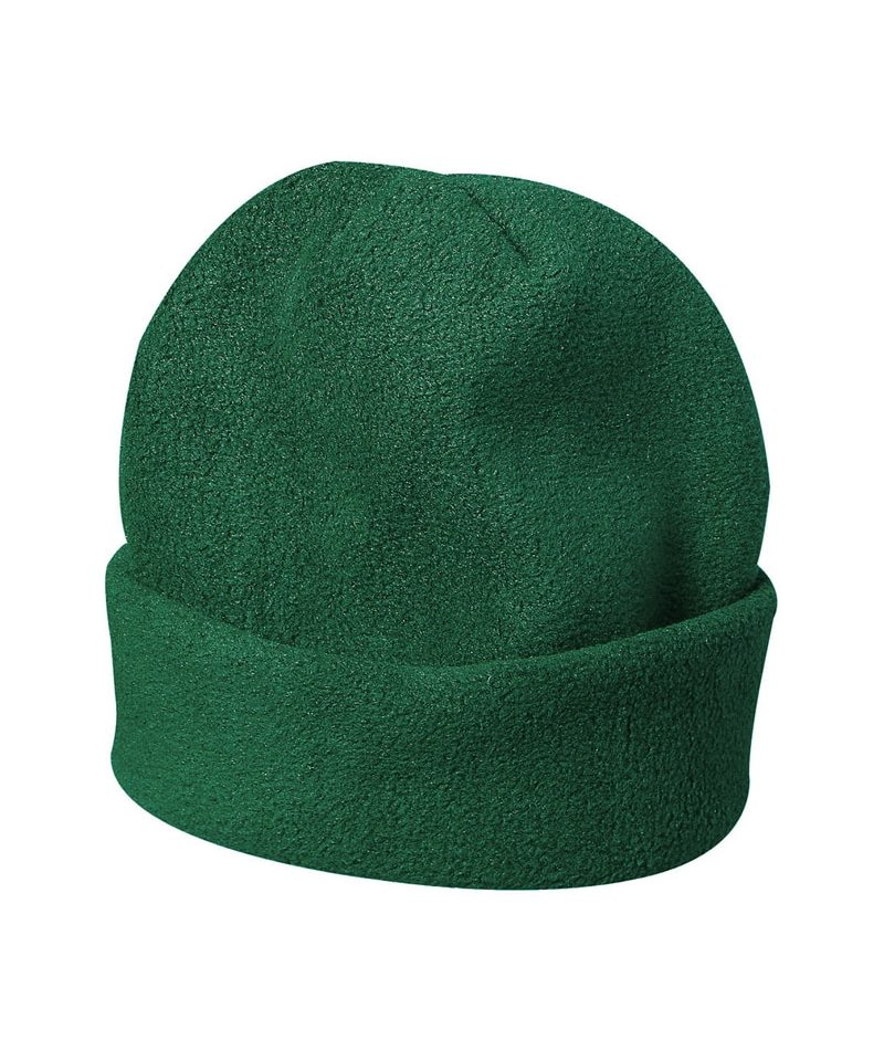 Cappellino Cuffia in Pile con risvolto 00940 17 cappellino pile beanie cuffia invernale 00940 verde
