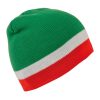 Cappellino Invernale Cuffia Verde Tricolore Italiano 14302 1 cappellino pile beanie cuffia invernale 14302 tricolore italiano verde