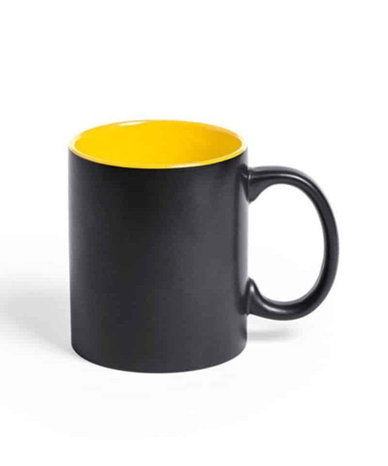 Tazze personalizzate nere con interno colorato 5290 12 tazze-personalizzate-nere-con-interno-colorato-5290-giallo