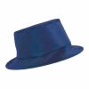 Cappello impermeabile in poliestere pieghevole 10304 2 Cappello impermeabile pieghevole con bustina 11304 BLU