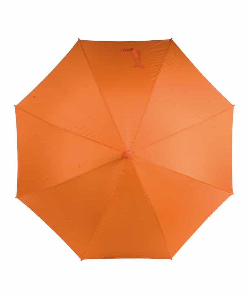 Mini ombrello automatico manico gommato curvo 06501 arancione