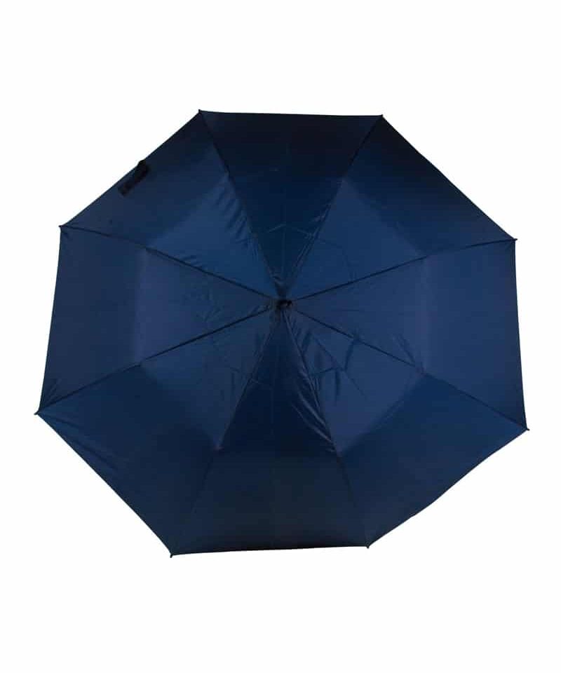 Mini ombrello automatico manico gommato curvo 06501 blu notte