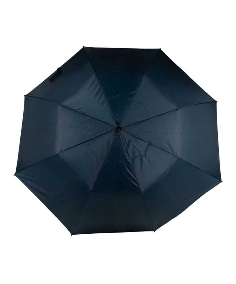 Mini ombrello automatico manico gommato curvo 06501 nero
