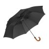 Ombrello automatico Golf manico curvo in legno 06504 1 Mini ombrello automatico manico in legno 06504 nero