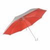 Mini ombrello manuale argentato 00207 2 Mini ombrello manuale argentato 00207 argento rosso