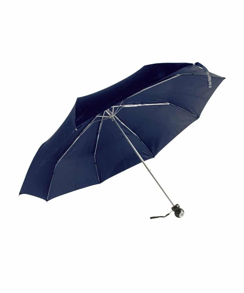 Mini ombrello manuale con torcia nel manico 12501