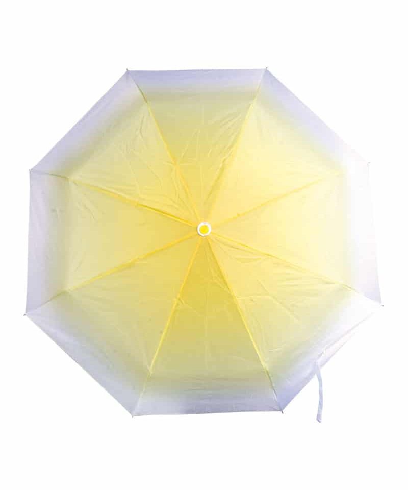 Mini ombrello manuale sfumato 13501 giallo top