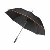 Ombrello Golf automatico fusto in alluminio e manico gommato 06500 1 Ombrello Golf automatico fusto in alluminio 06500 nero arancio