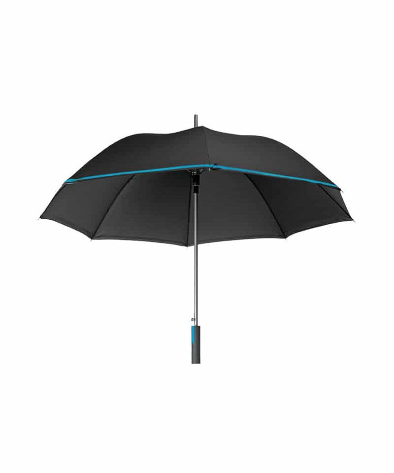 Ombrello Golf automatico fusto in alluminio e manico gommato 06500 10 Ombrello Golf automatico fusto in alluminio 06500 nero azzurro