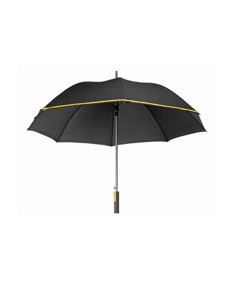 Ombrello Golf automatico fusto in alluminio e manico gommato 06500 11 Ombrello Golf automatico fusto in alluminio 06500 nero giallo