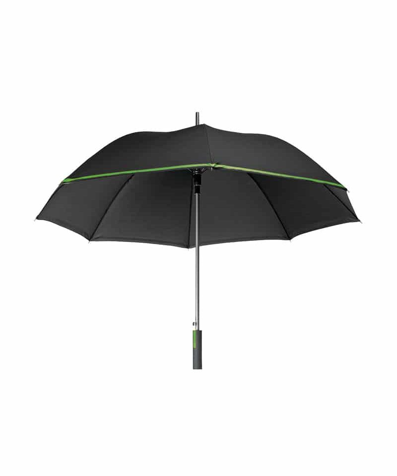 Ombrello Golf automatico fusto in alluminio e manico gommato 06500 13 Ombrello Golf automatico fusto in alluminio 06500 nero verde