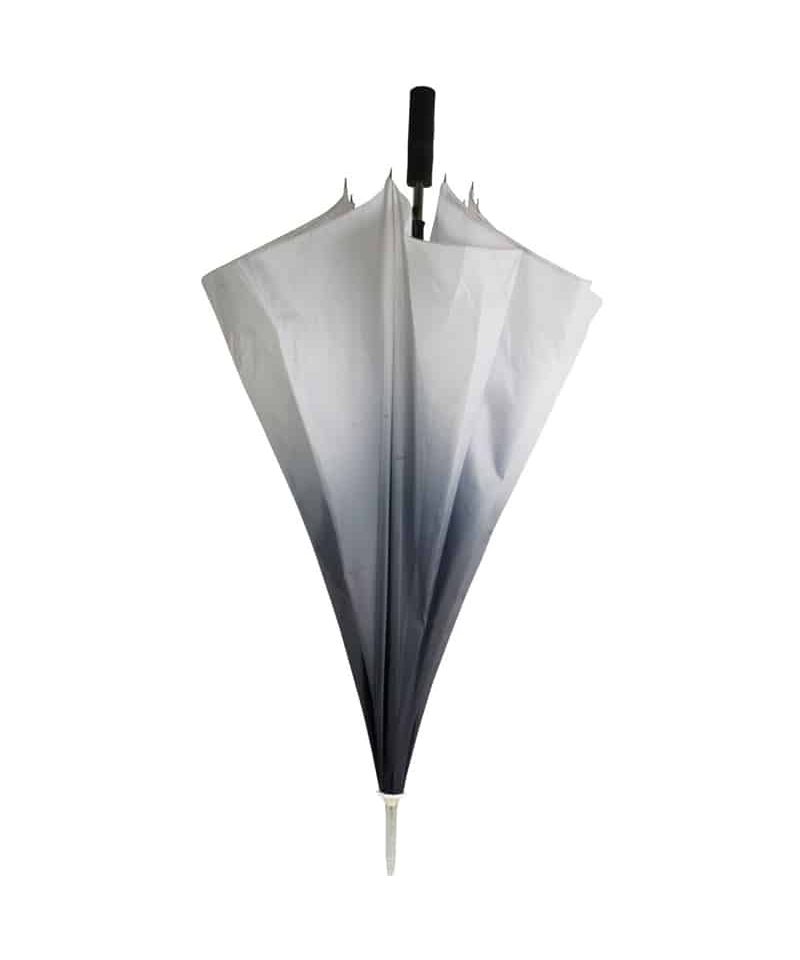 Ombrello Golf automatico bicolore sfumato con puntale in metallo 13503 13 Ombrello Golf automatico sfumato con puntale in metallo 13503 nero 2