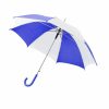 Ombrello automatico bicolore con fusto in acciaio 00423 2 Ombrello automatico bicolore 00423 bianco blu