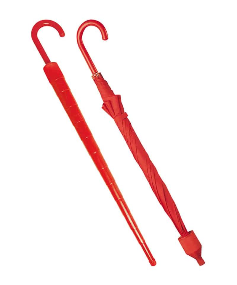 Ombrello automatico con salvagocce telescopico in plastica 00211