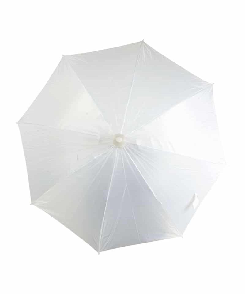 Ombrello automatico fusto in acciaio 00425 bianco