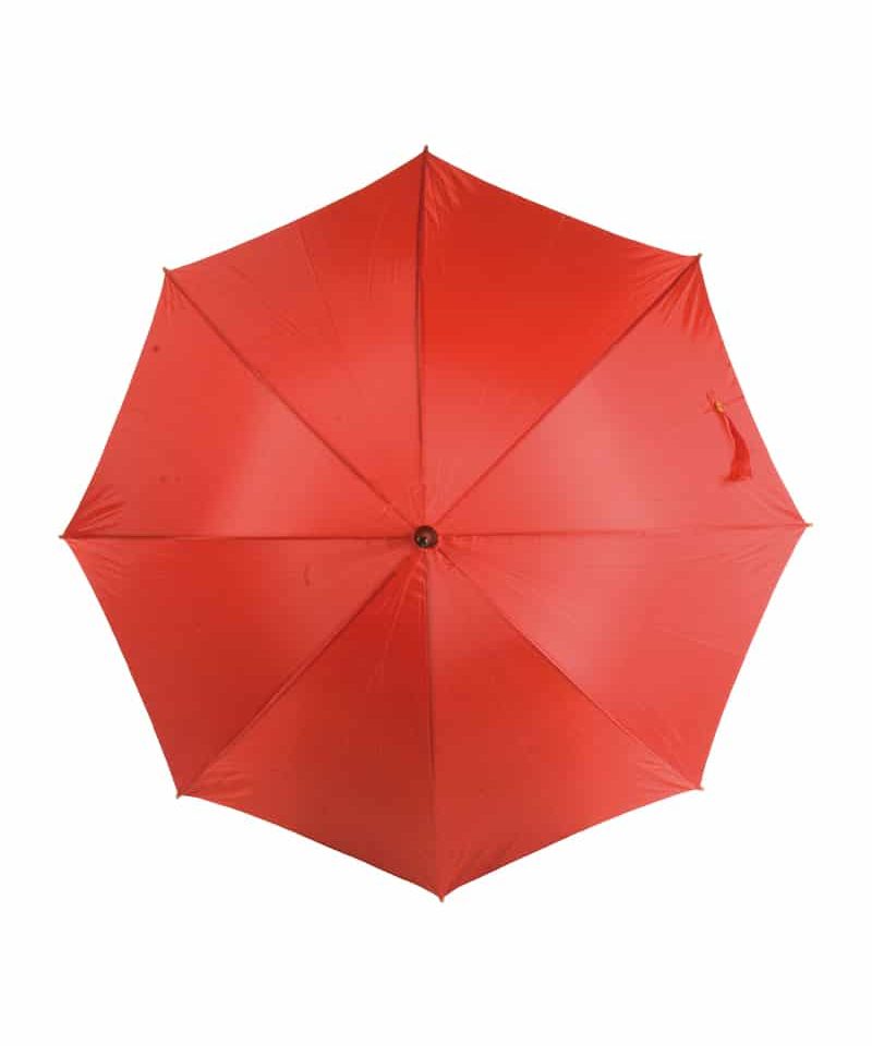 Ombrello automatico con fusto puntale e manico curvo in alluminio 08532 12 Ombrello automatico fusto in alluminio 08532 rosso