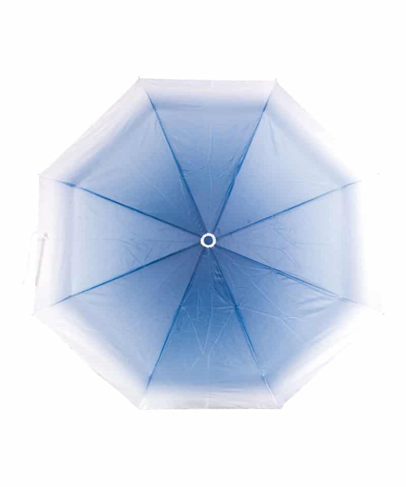Ombrello automatico bicolore sfumato 13502 10 Ombrello automatico sfumato puntale in metallo 13502 blu navy