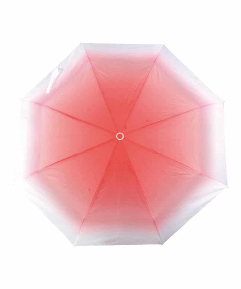 Ombrello automatico bicolore sfumato 13502 14 Ombrello automatico sfumato puntale in metallo 13502 rosso