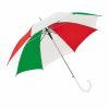 Ombrello automatico tricolore con fusto in acciaio 12503 1 Ombrello automatico tricolore italiano 12503