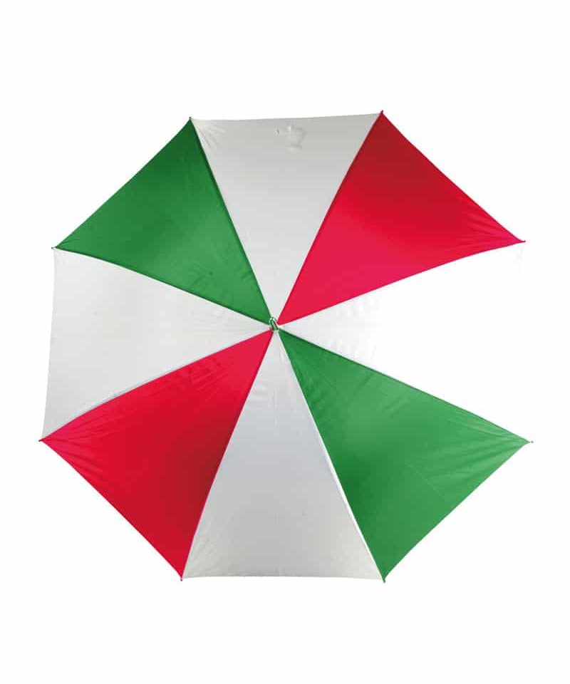 Ombrello automatico tricolore con fusto in acciaio 12503 6 Ombrello automatico tricolore italiano 12503 top