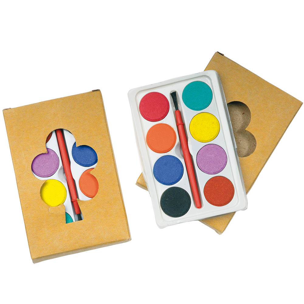 Set 8 acquarelli colorati in box 14812 (min.50pz) – Bybrand Roma