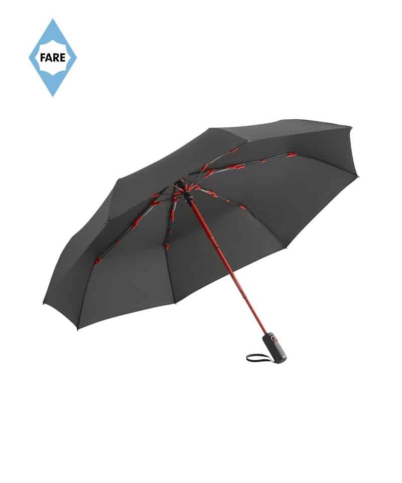 Ombrello automatico in poliestere riciclato FARE FA5644 12 Ombrello-automatico-in-pliestere-riciclato--105-cm--FARE-FA5644--nero-rosso