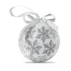 Pallina di Natale con finitura e decoro perlato completa di nastrino AP845178 1 palline-di-natale-personalizzate-1426-argento