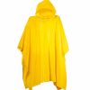 Poncho in PVC goffrato 260g 00158 1 poncho goffrato 00158 giallo