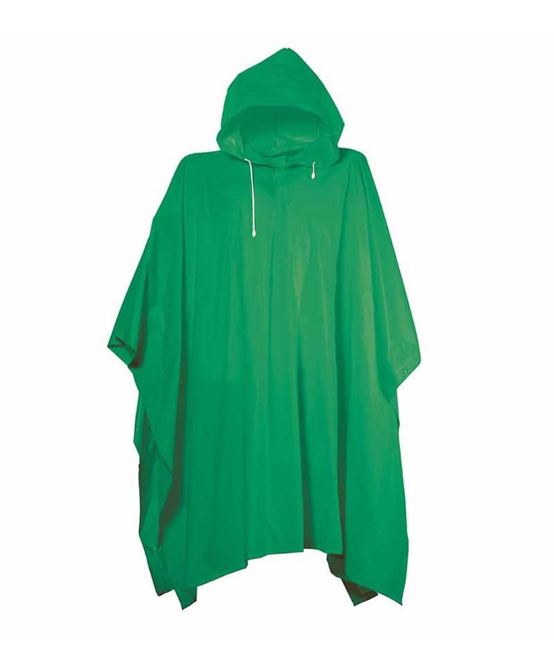 Poncho in PVC goffrato 260g 00158 7 poncho goffrato 00158 verde
