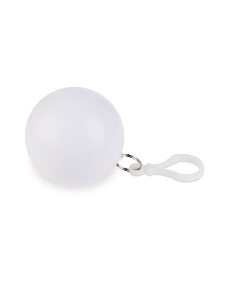 Poncho impermeabile in PE trasparente BYB507 8 poncho in custodia a sfera BYB507 bianco